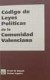 Código de leyes políticas de la Comunidad Valenciana