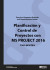 Planificación y control de proyectos con MS Project 2016